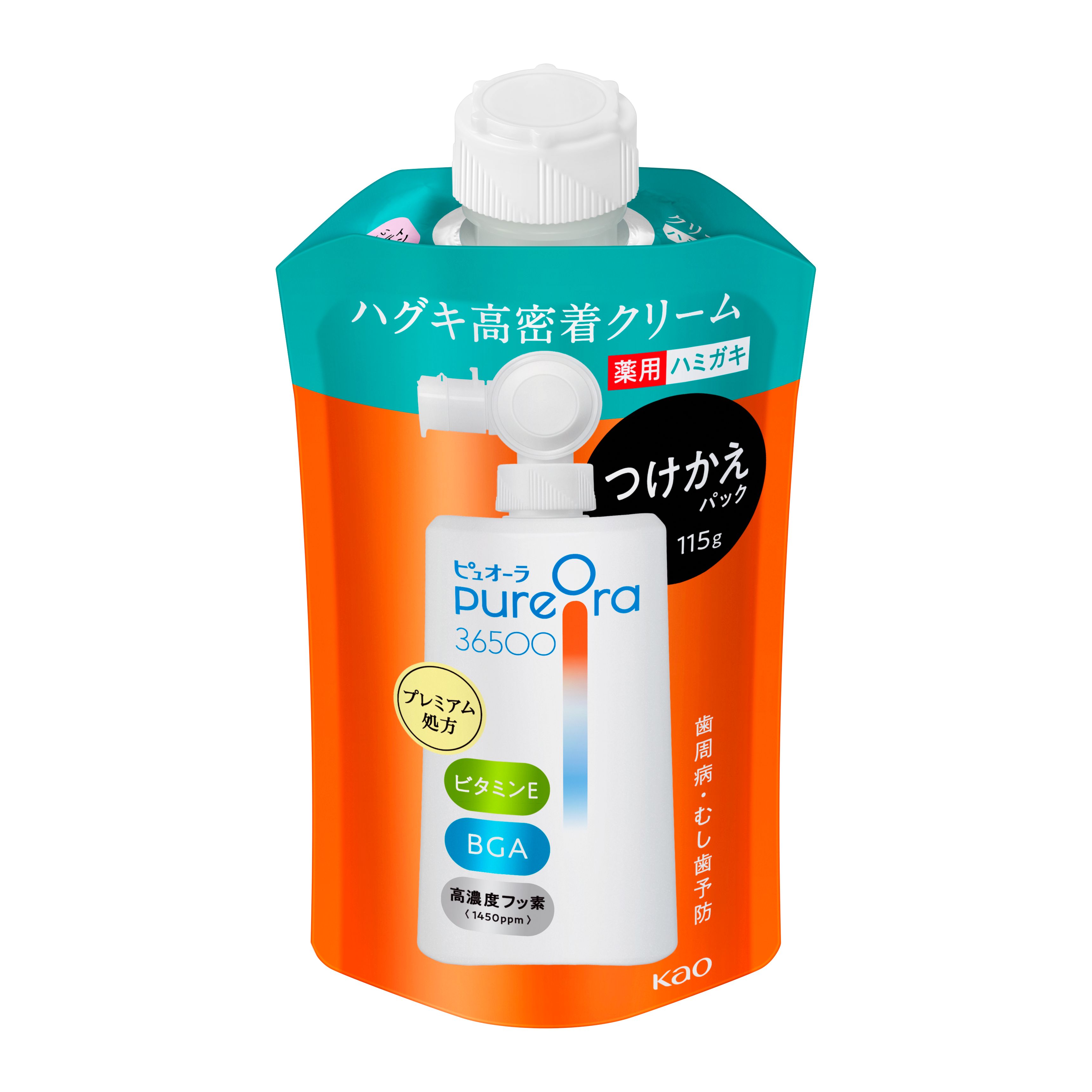 ＰｕｒｅＯｒａ３６５００ 薬用ハグキ高密着クリームハミガキ つけかえ ...